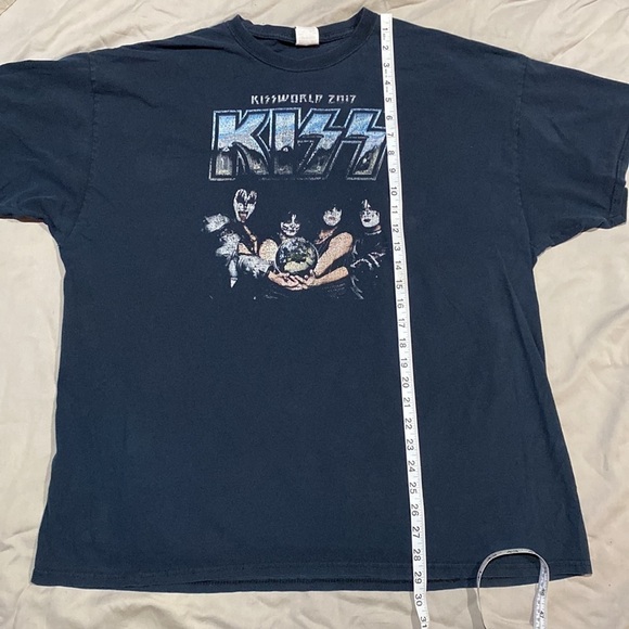 KISS World Tour 2017 concert tshirt size 2XL - Picture 7 of 8